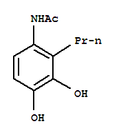 Molecular Structure of 92147-22-3 (Acetanilide, 3,4-dihydroxy-2-propyl- (7CI))
