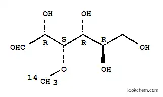 Molecular Structure of 92304-15-9 (3-O-(14C-METHYL)-D-GLUCOSE)