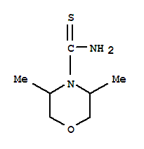 4-Morpholinecarboxamide,  3,5-dimethylthio-  (7CI)