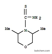 Molecular Structure of 92503-11-2 (4-Morpholinecarboxamide,  3,5-dimethylthio-  (7CI))