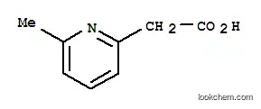 Molecular Structure of 92917-49-2 (2-Pyridineacetic acid, 6-methyl- (9CI))