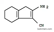Molecular Structure of 937647-66-0 (1H-Indene-3-carbonitrile,  2-amino-4,5,6,7-tetrahydro-)