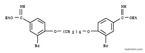 Molecular Structure of 93778-12-2 (diethyl 4,4'-[hexamethylenebis(oxy)]bis[3-bromobenzimidate])