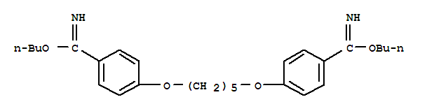 Benzenecarboximidicacid, 4,4'-[1,5-pentanediylbis(oxy)]bis-, dibutyl ester (9CI)