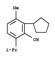 Phenol,2-cyclopentyl-3-methyl-6-(1-methylethyl)-