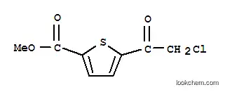 2-Thiophenecarboxylic acid, 5-(chloroacetyl)-, methyl ester (9CI)
