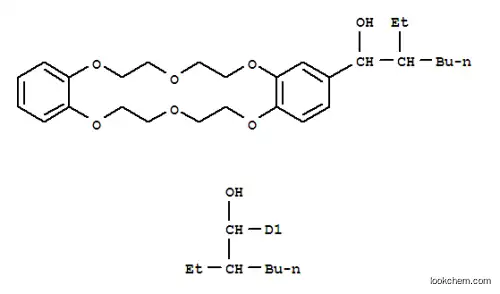 Molecular Structure of 97240-59-0 (4,4(5)-DI(1-HYDROXY-2-ETHYLHEXYL)DIBENZO-18-CROWN-6)