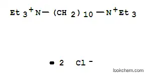 Molecular Structure of 97635-50-2 (N,N,N,N',N',N'-hexaethyldecyl-1,10-diammonium dichloride)