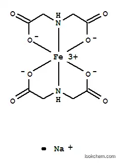 Molecular Structure of 98063-73-1 (Iminodiacetic acid ferric sodium salt)