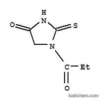 Molecular Structure of 98134-93-1 (Hydantoin,  1-propionyl-2-thio-  (6CI))