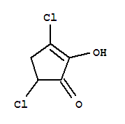2-CYCLOPENTEN-1-ONE,3,5-DICHLORO-2-HYDROXY-