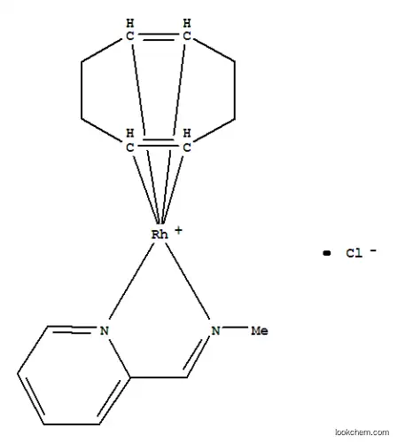 Molecular Structure of 98716-29-1 (cyclooctadiene-(2-pyridinalmethylimine)rhodamine I)