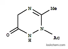 Molecular Structure of 99980-23-1 (as-Triazin-6(1H)-one, 2-acetyl-2,5-dihydro-3-methyl- (6CI))