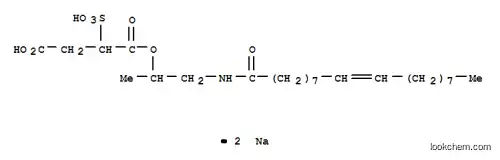 Molecular Structure of 43154-85-4 (disodium 1-[1-methyl-2-[(1-oxooctadec-9-enyl)amino]ethyl] 2-sulphonatosuccinate)