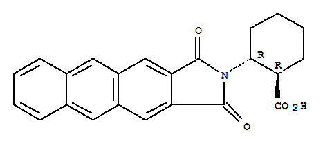 (1R,2R)-2-(ANTHRACENE-2,3-DICARBOXIMIDO)CYCLOHEXANECARBOXYLIC ACID