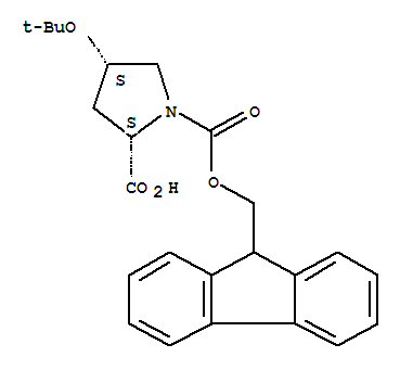 1,2-Pyrrolidinedicarboxylic acid, 4-(1,1-dimethylethoxy)-, 1-(9H-fluoren-9-ylmethyl) ester, (2S,4S)-