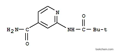 Molecular Structure of 470463-37-7 (2-(2,2-DIMETHYL-PROPIONYLAMINO)-ISONICOTINAMIDE)