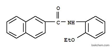 Molecular Structure of 4711-67-5 (N-(2-Ethoxyphenyl)naphthalene-2-carboxamide)