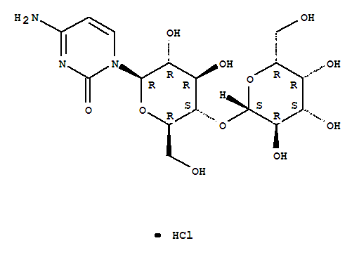 Cytosine, 1-(4-O-b-D-galactopyranosyl-b-D-glucopyranosyl)-,monohydrochloride (8CI) cas  4752-89-0