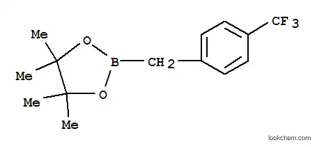 Molecular Structure of 475250-46-5 (4-(Trifluoromethyl)benzylboronic acid pinacol ester)