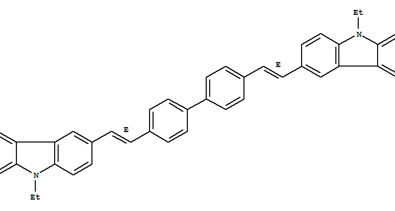 9H-Carbazole,3,3'-[[1,1'-biphenyl]-4,4'-diyldi-(1E)-2,1-ethenediyl]bis[9-ethyl-