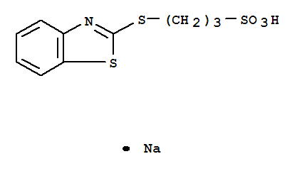 Sodium 3-(benzothiazol-2-ylthio)-1-propanesulfonate cas  49625-94-7