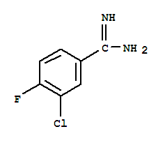 3-CHLORO-4-FLUORO-BENZAMIDINE