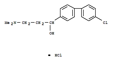 [3-[4-(4-chlorophenyl)phenyl]-3-hydroxypropyl]-dimethylazanium chloride