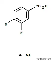 Molecular Structure of 522651-44-1 (SODIUM 3,4-DIFLUOROBENZOATE)