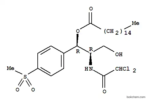 Molecular Structure of 52628-58-7 (Thiamphenicol palmitate)