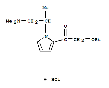 Ethanone,1-[1-[2-(dimethylamino)-1-methylethyl]-1H-pyrrol-2-yl]-2-phenoxy-,hydrochloride (1:1)
