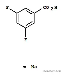Molecular Structure of 530141-39-0 (Sodium 3,5-difluorobenzoate)
