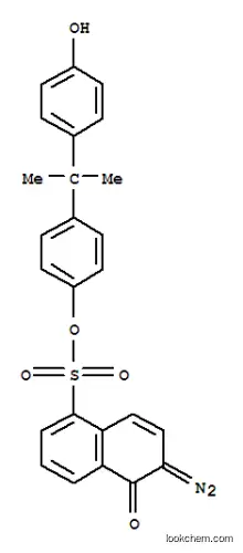 MONOESTER OF 2-DIAZO-1-NAPHTHOL-5-SULFONIC ACID WITH BISPHENOL A