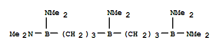 2,12-Diaza-3,7,11-triboratridecane,3,7,11-tris(dimethylamino)-2,12-dimethyl- (7CI,8CI)