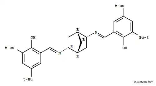 Molecular Structure of 539834-19-0 ((1R,2R,4R,5R)-2,5-BIS(3,5-DI-TERT-BUTYL-2-HYDROXYBENZYLIDENEAMINO)BICYCLO[2.2.1]HEPTANE)