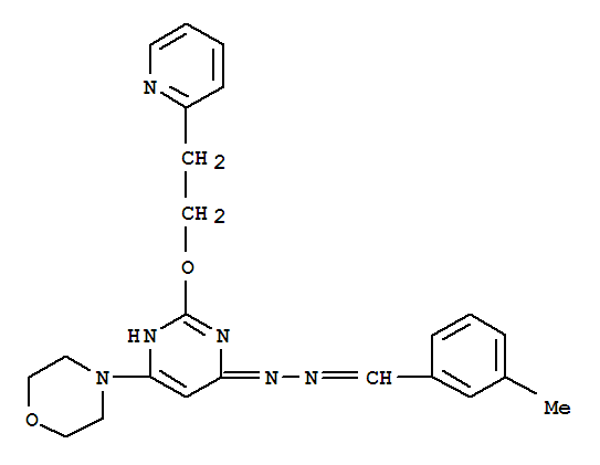 541550-19-0 Benzaldehyde,3-methyl-,2-[6-(4-morpholinyl)-2-[2-(2-pyridinyl)ethoxy]-4-pyrimidinyl]hydrazone
