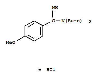 Benzenecarboximidamide,N,N-dibutyl-4-methoxy-, hydrochloride (1:1) cas  5447-48-3