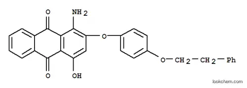 Molecular Structure of 55154-34-2 (1-amino-4-hydroxy-2-[4-(2-phenylethoxy)phenoxy]anthraquinone)
