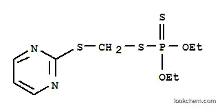 Molecular Structure of 5543-40-8 (Phosphorodithioic acid,O,O-diethyl S-[(2-pyrimidinylthio)methyl] ester (7CI,8CI))