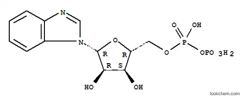 Molecular Structure of 58430-02-7 (1-{5-O-[hydroxy(phosphonooxy)phosphoryl]-beta-D-ribofuranosyl}-1H-benzimidazole)