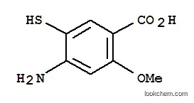 4-Amino-2-methoxy-5-sulfanylbenzoic acid
