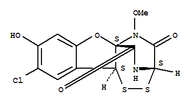 9-Chloro-8-hydroxy-11-methoxy-11H-3,11a-(iminomethano)(1,2,4)dithiazino(4,3-b)(1,2) benzoxazine- 4,12(3H)-dione