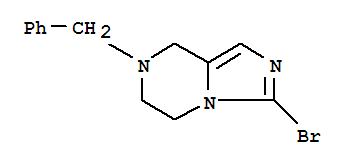 Imidazo[1,5-a]pyrazine,3-bromo-5,6,7,8-tetrahydro-7-(phenylmethyl)-