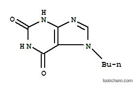 Molecular Structure of 60942-23-6 (7-BUTYLXANTHINE)