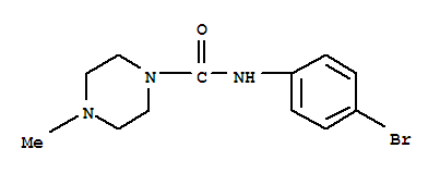 1-Piperazinecarboxamide,N-(4-bromophenyl)-4-methyl- cas  6266-79-1