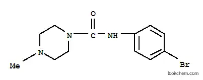 Molecular Structure of 6266-79-1 (N-(4-bromophenyl)-4-methylpiperazine-1-carboxamide)