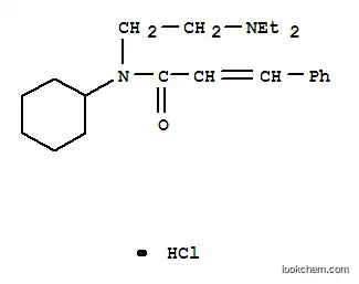 Molecular Structure of 6314-77-8 ((2E)-N-cyclohexyl-N-[2-(diethylamino)ethyl]-3-phenylprop-2-enamide)
