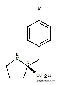 Molecular Structure of 637020-70-3 ((S)-ALPHA-(4-FLUOROBENZYL)-PROLINE-HCL)