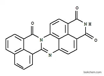 Molecular Structure of 6376-89-2 (1H,13H-Benz[4,5]isoquino[2,1-a]pyrido[3,4,5-gh]perimidine-1,3,13(2H)-trione(9CI))