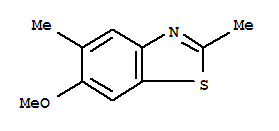 Benzothiazole, 6-methoxy-2,5-dimethyl- (9CI)